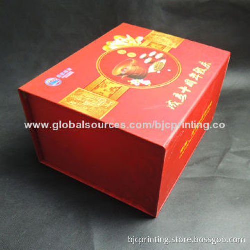 Folding paper box for gift packaging, customized design and OEM orders are welcome